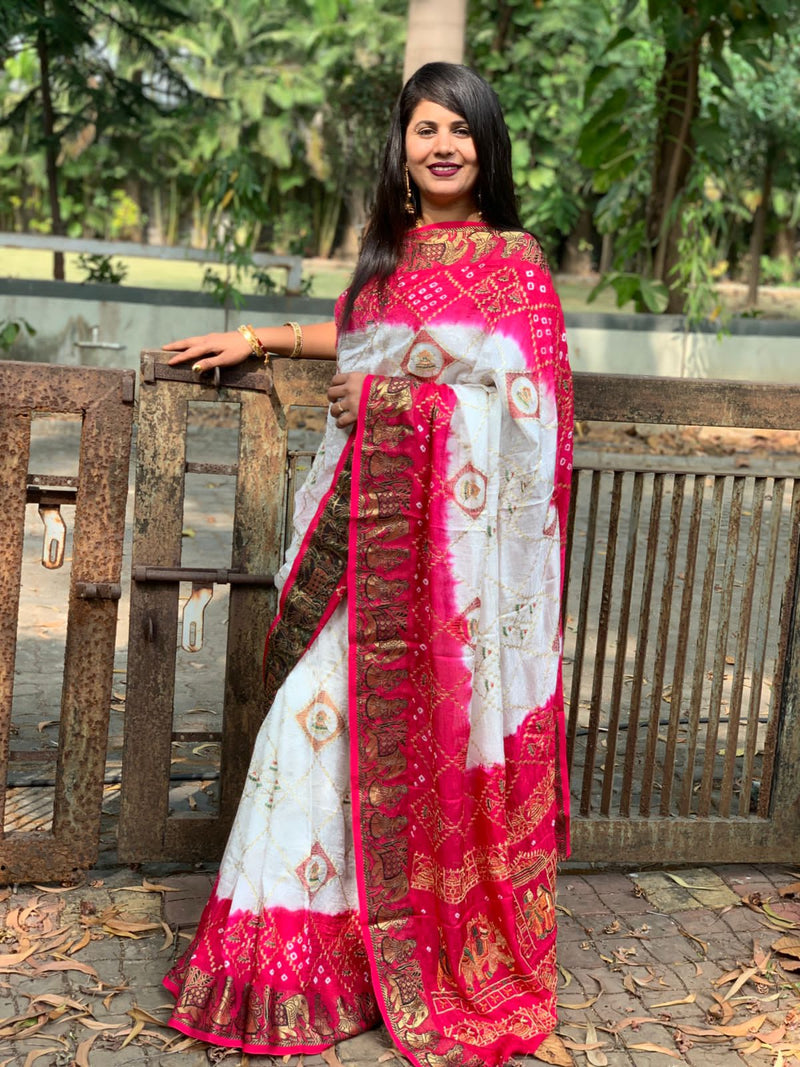 Bandhani Saree
