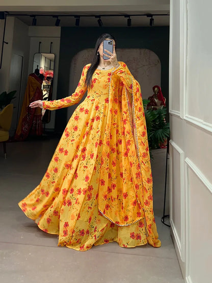 Beautiful Designer Ready to Wear Georgette Gwon
