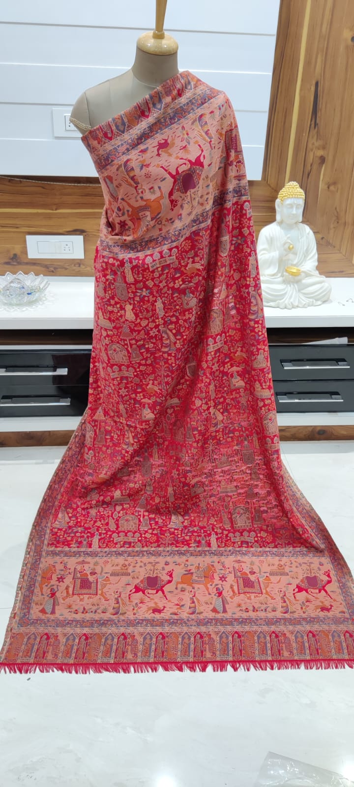 Winter Special Pashmina Wool Kashmiri Kani Men's Shawls