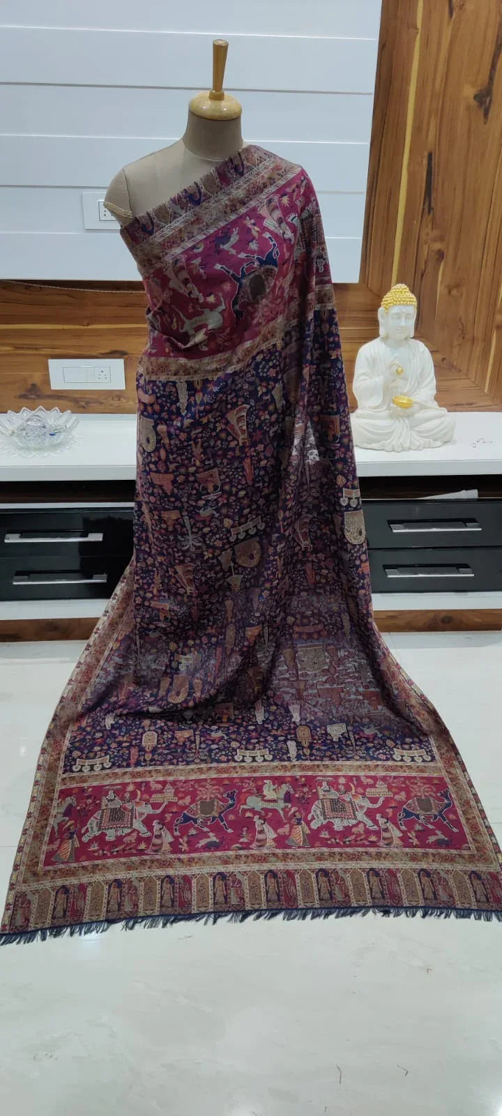 Winter Special Pashmina Wool Kashmiri Kani Men&