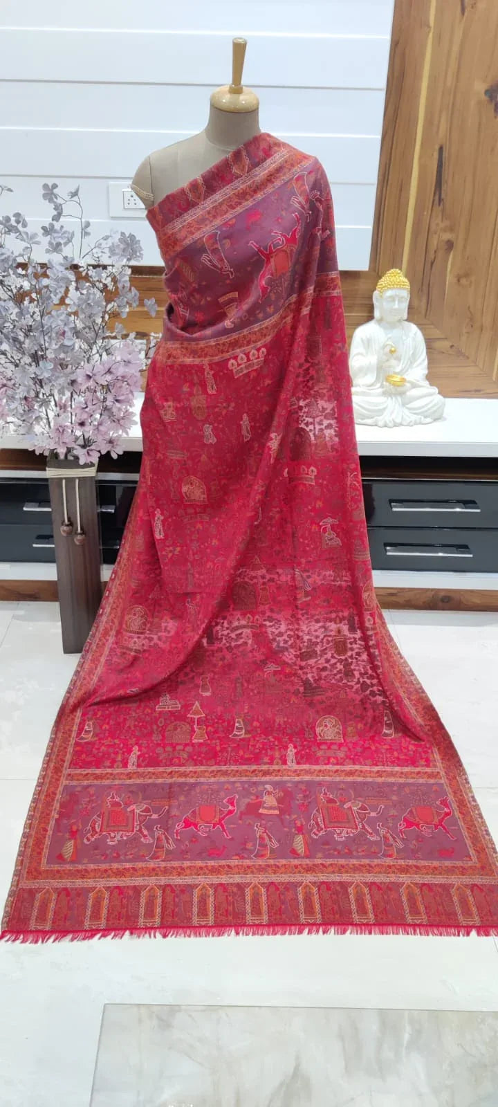 Winter Special Pashmina Wool Kashmiri Kani Men&