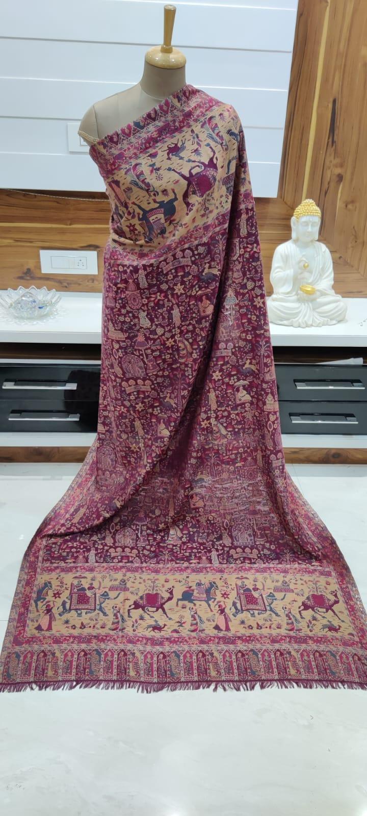 Winter Special Pashmina Wool Kashmiri Kani Men&