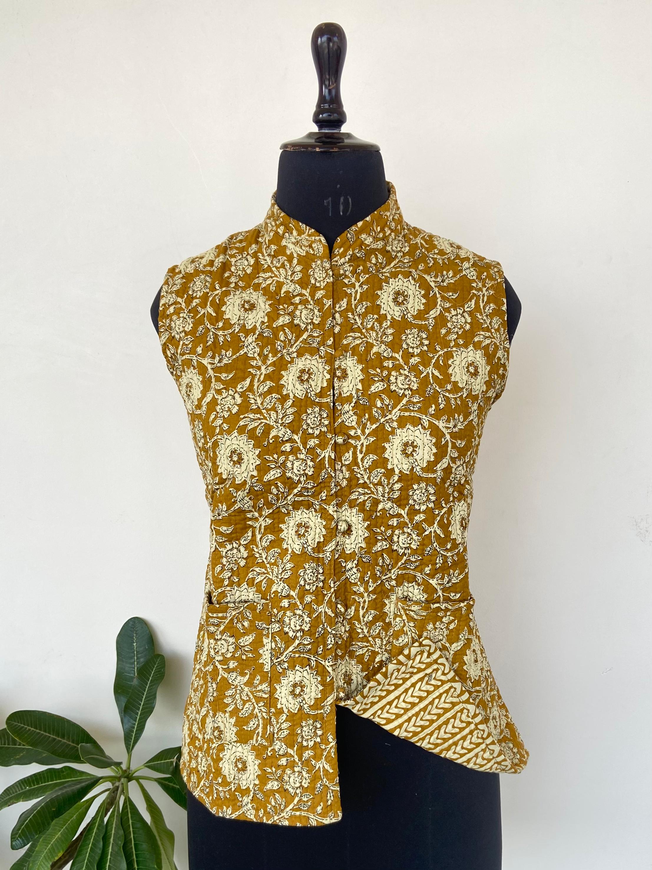 Special Designer Cotton Hand Printed Jacket