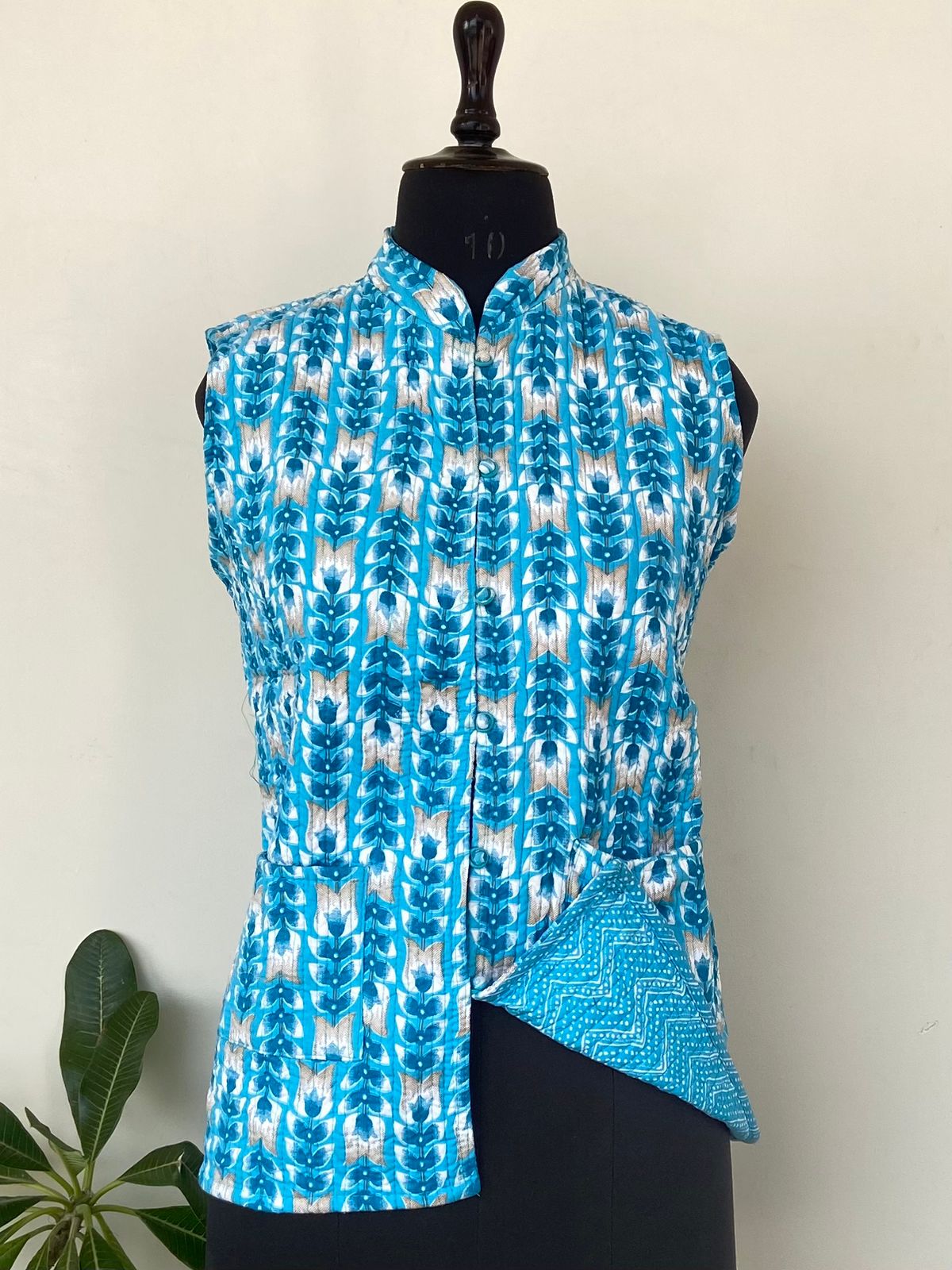 Special Designer Cotton Hand Printed Jacket