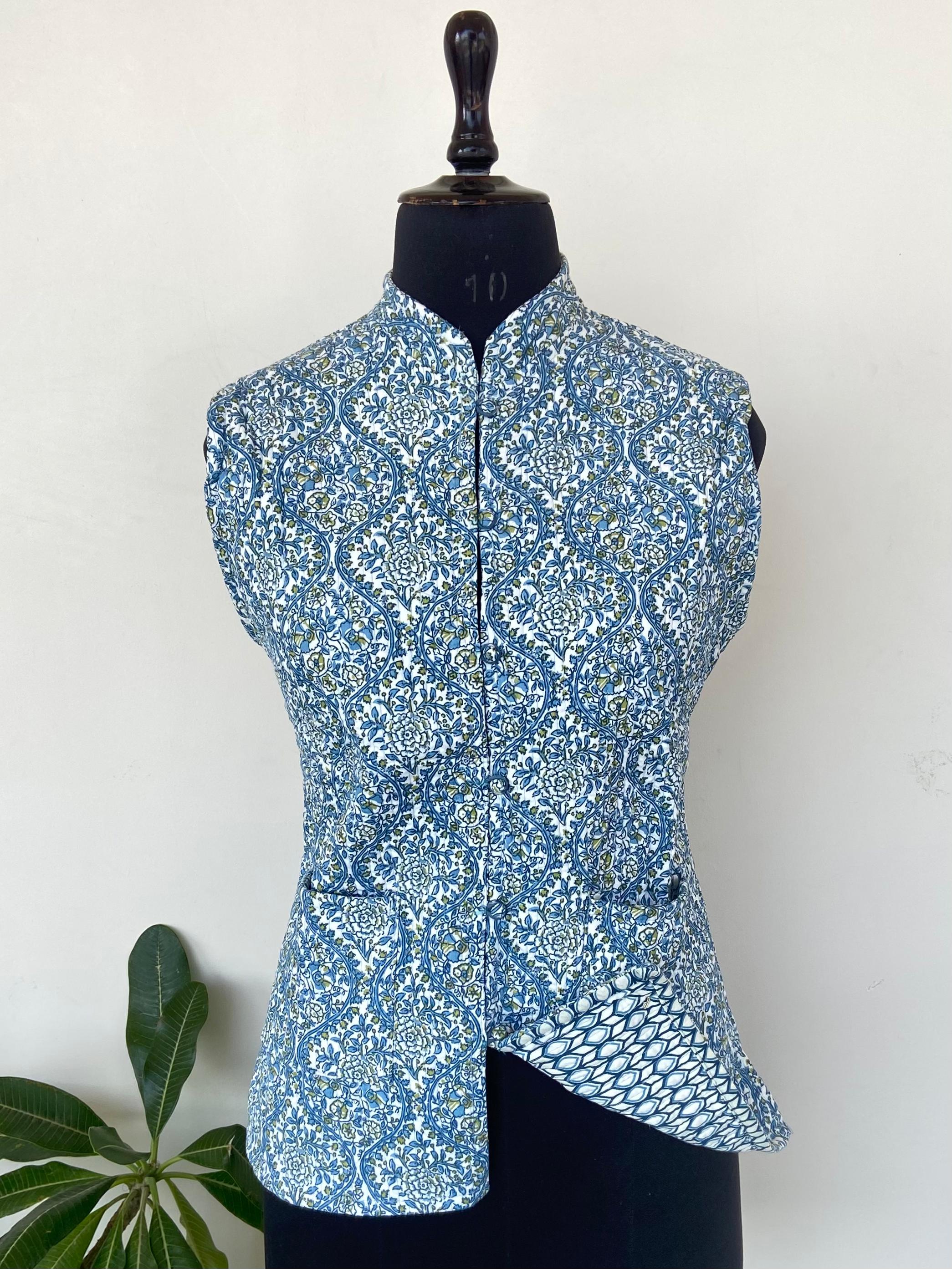 Special Designer Cotton Hand Printed Jacket