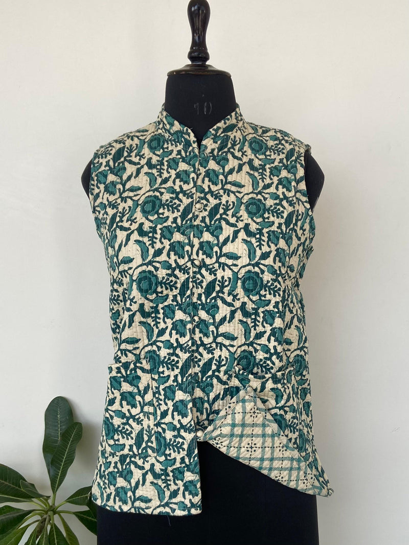 Special Designer Cotton Hand Printed Jacket