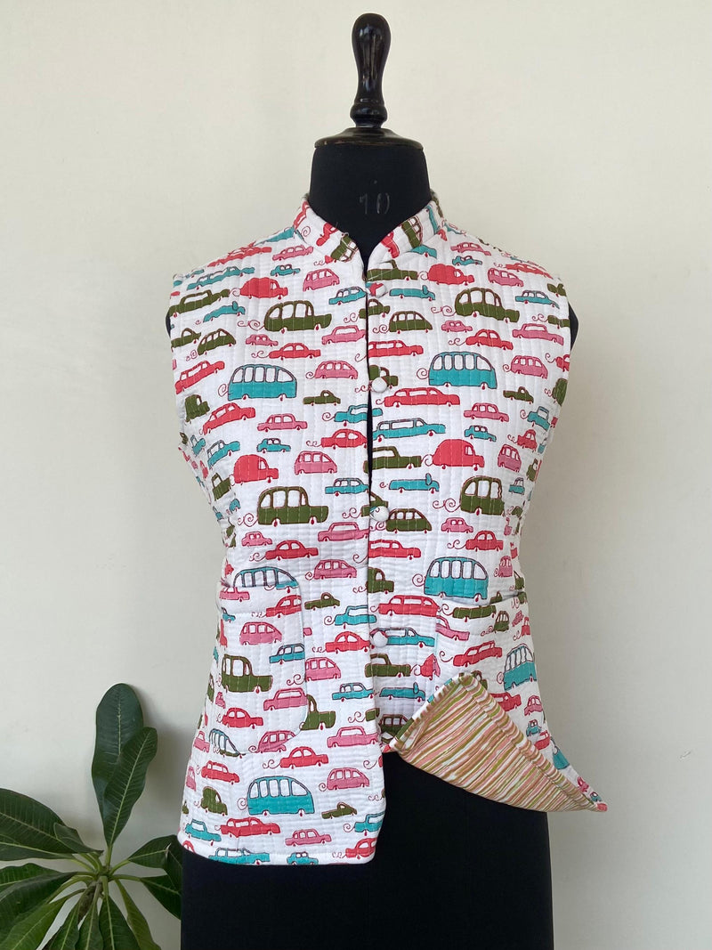 Special Designer Cotton Hand Printed Jacket