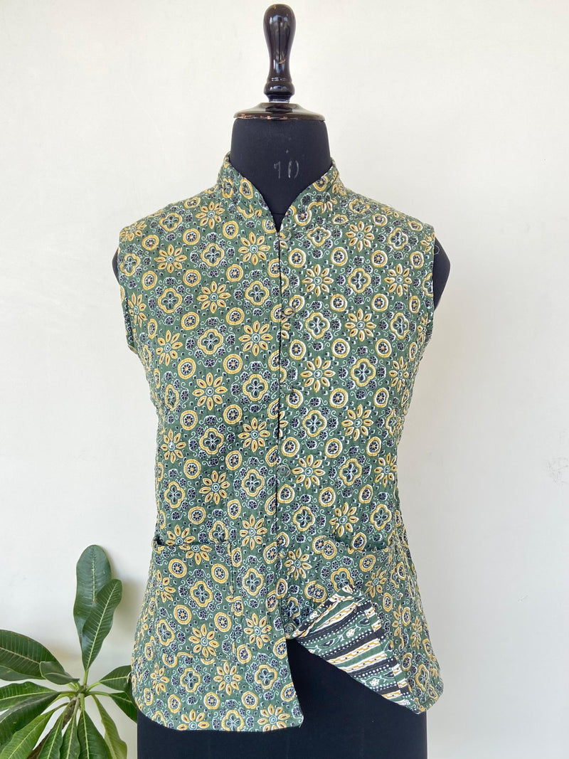 Special Designer Cotton Hand Printed Jacket