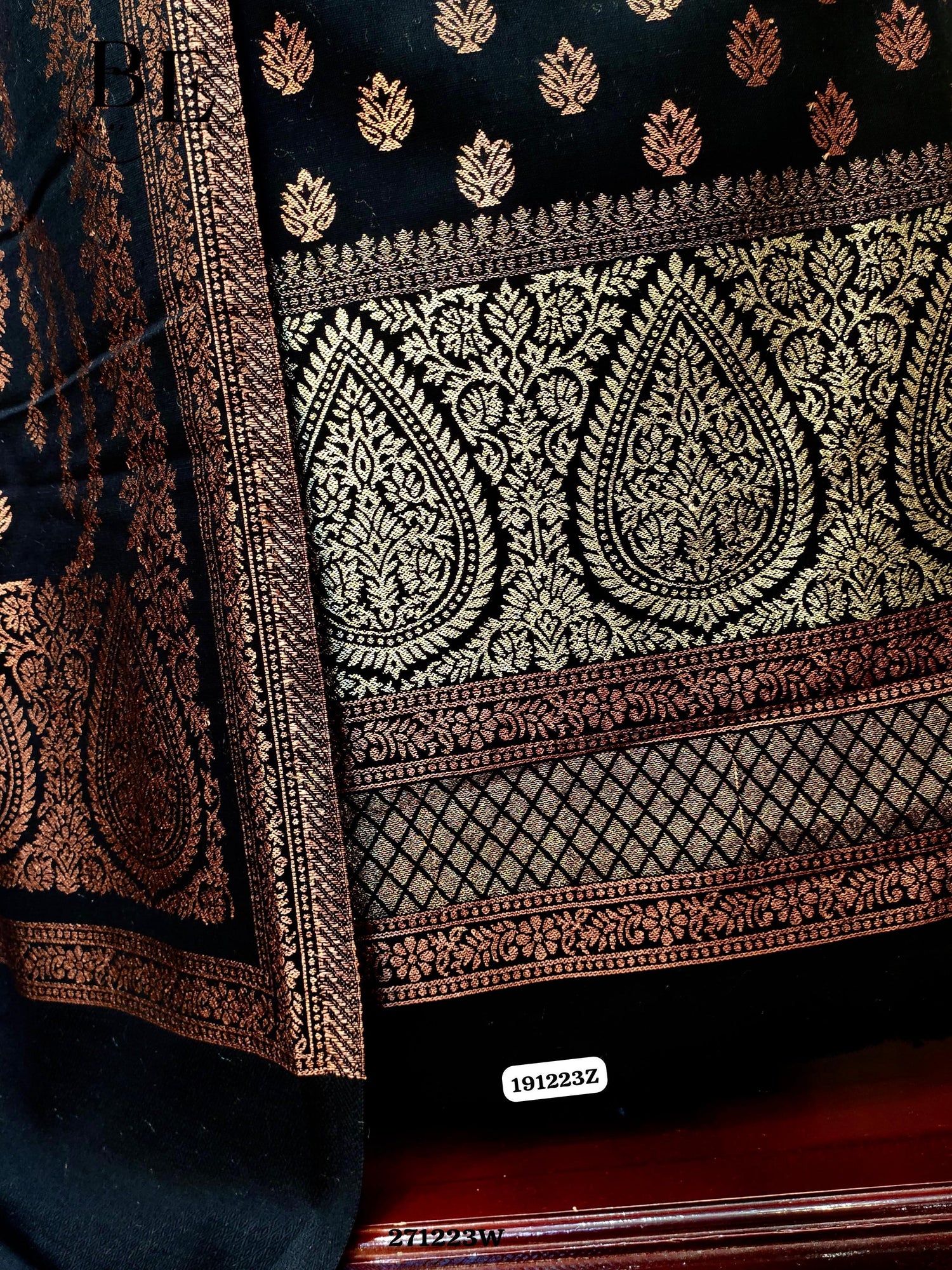 Beautiful Designer Pure Pashmina Zari Weaving Work Salwar Suit