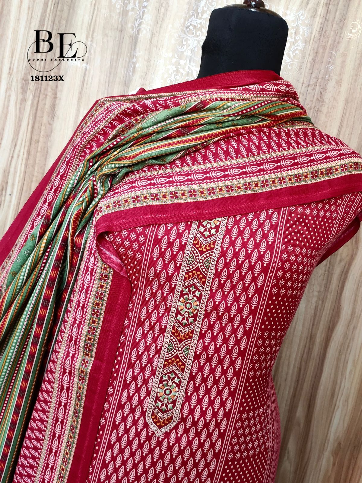 Beautiful Designer Pure Pashmina Print Salwar Suite