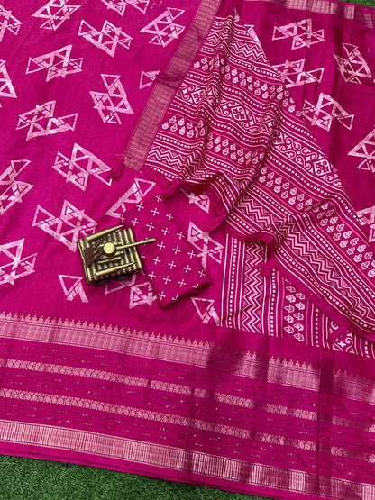 Beautiful Designer Komal Kalamkari Print Saree