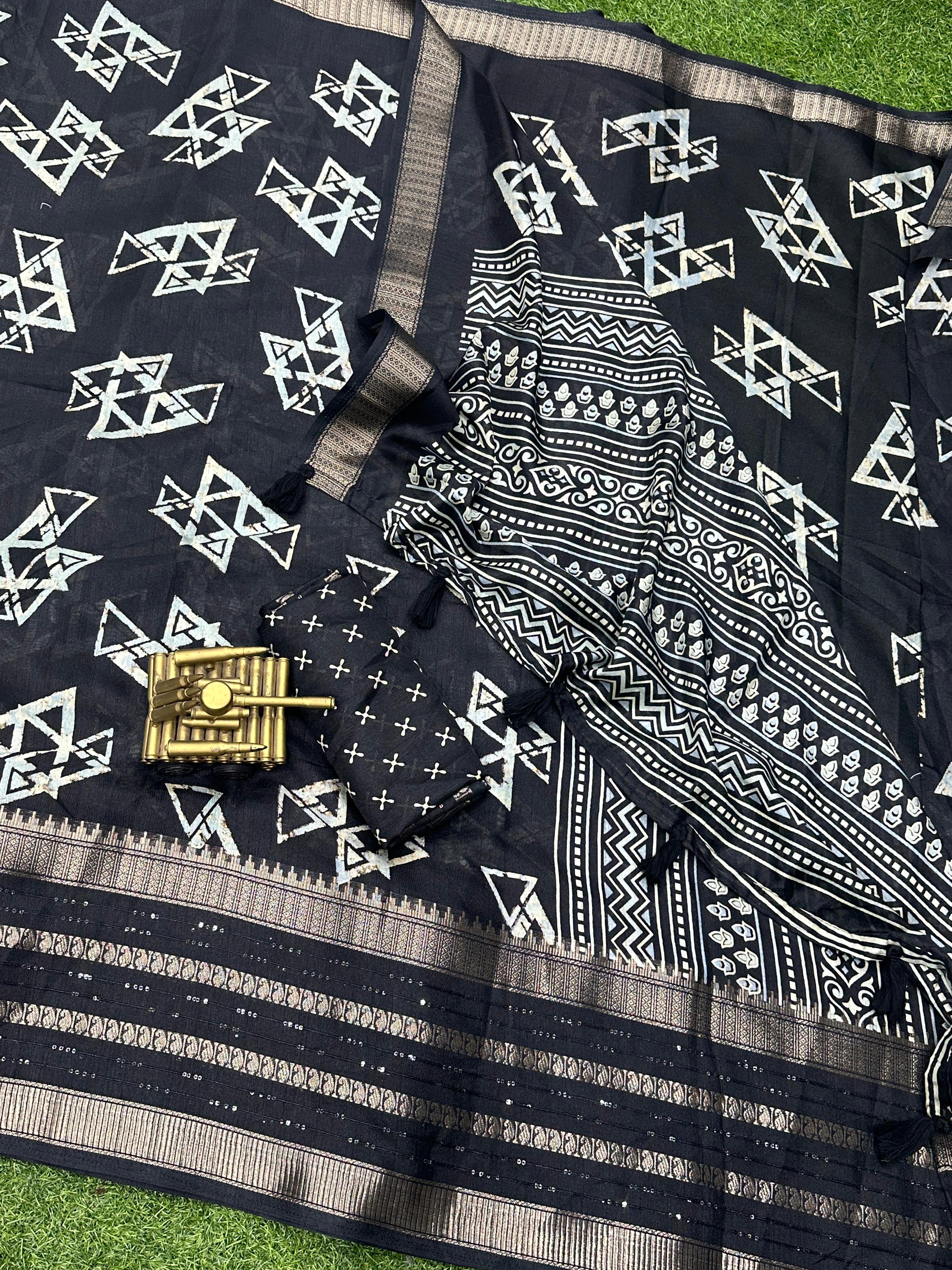 Beautiful Designer Komal Kalamkari Print Saree