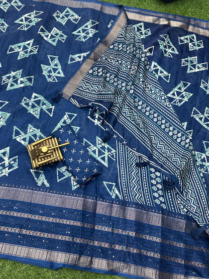 Beautiful Designer Komal Kalamkari Print Saree