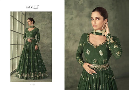 Sayuri Designer Shine Gold Readymade Gowns (2799x03)