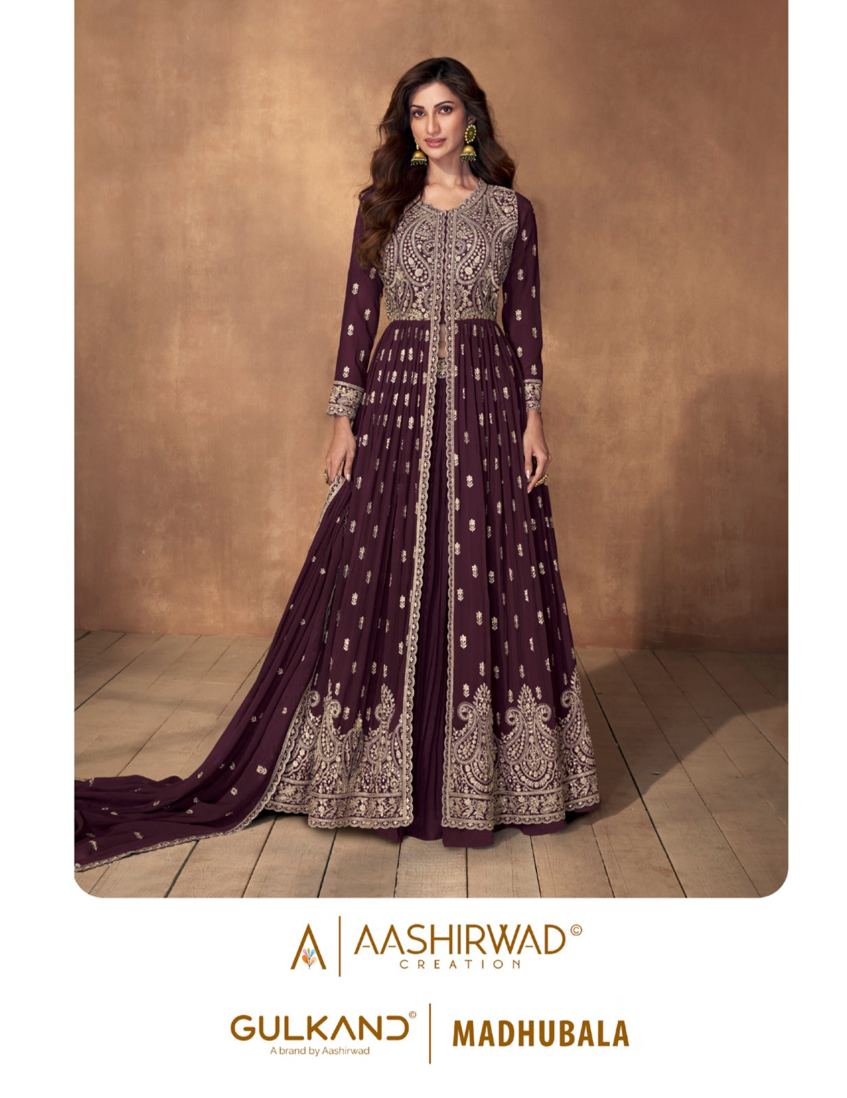 Aashirwad Madhubala 9848-9852 Series Anarkali Salwar Kameez (2895x05)
