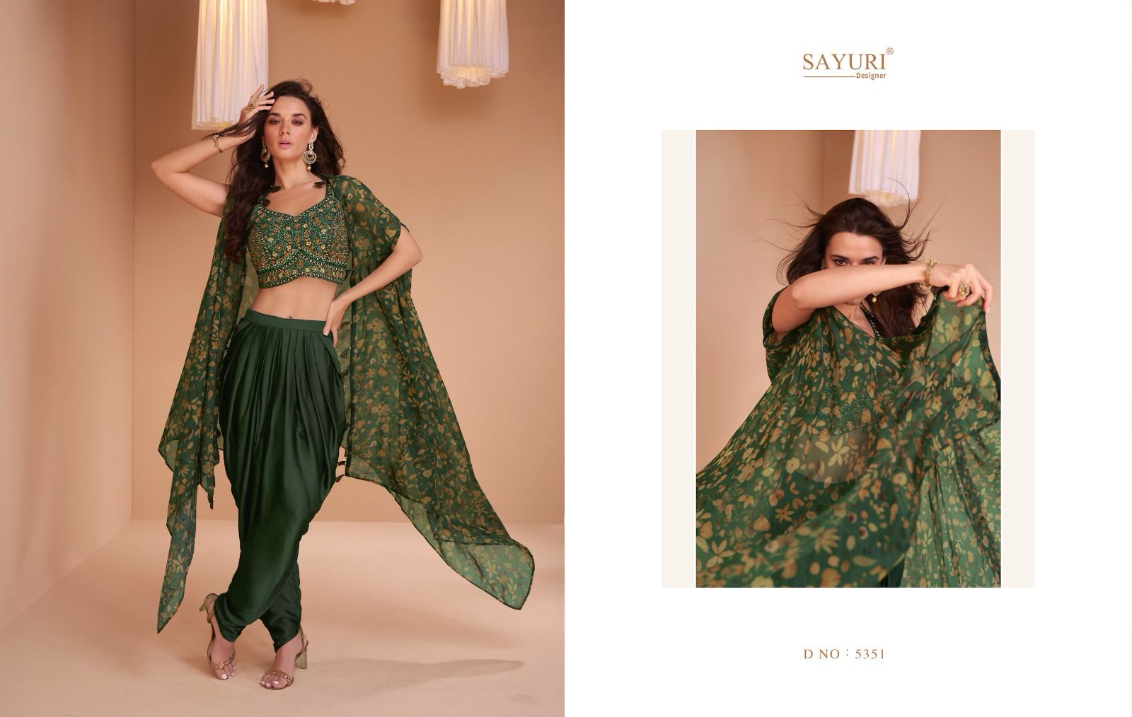 Sayuri Designer Palki Satin Silk Western Wear (1999x05)