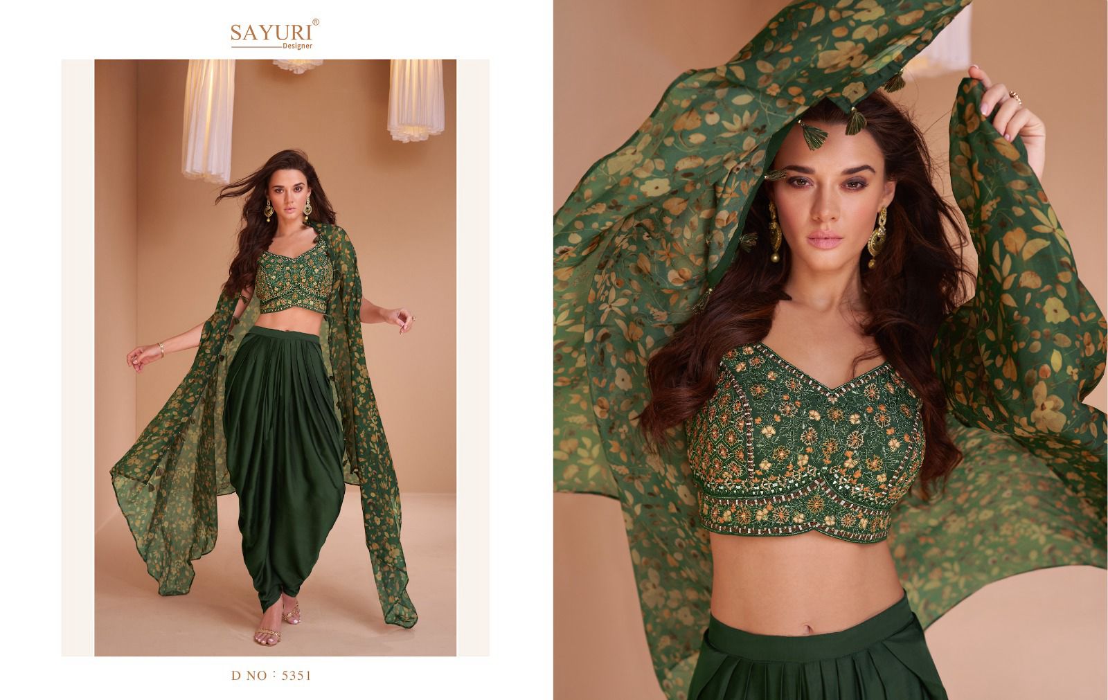 Sayuri Designer Palki Satin Silk Western Wear (1999x05)