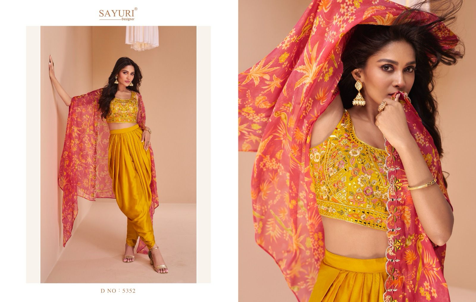 Sayuri Designer Palki Satin Silk Western Wear (1999x05)