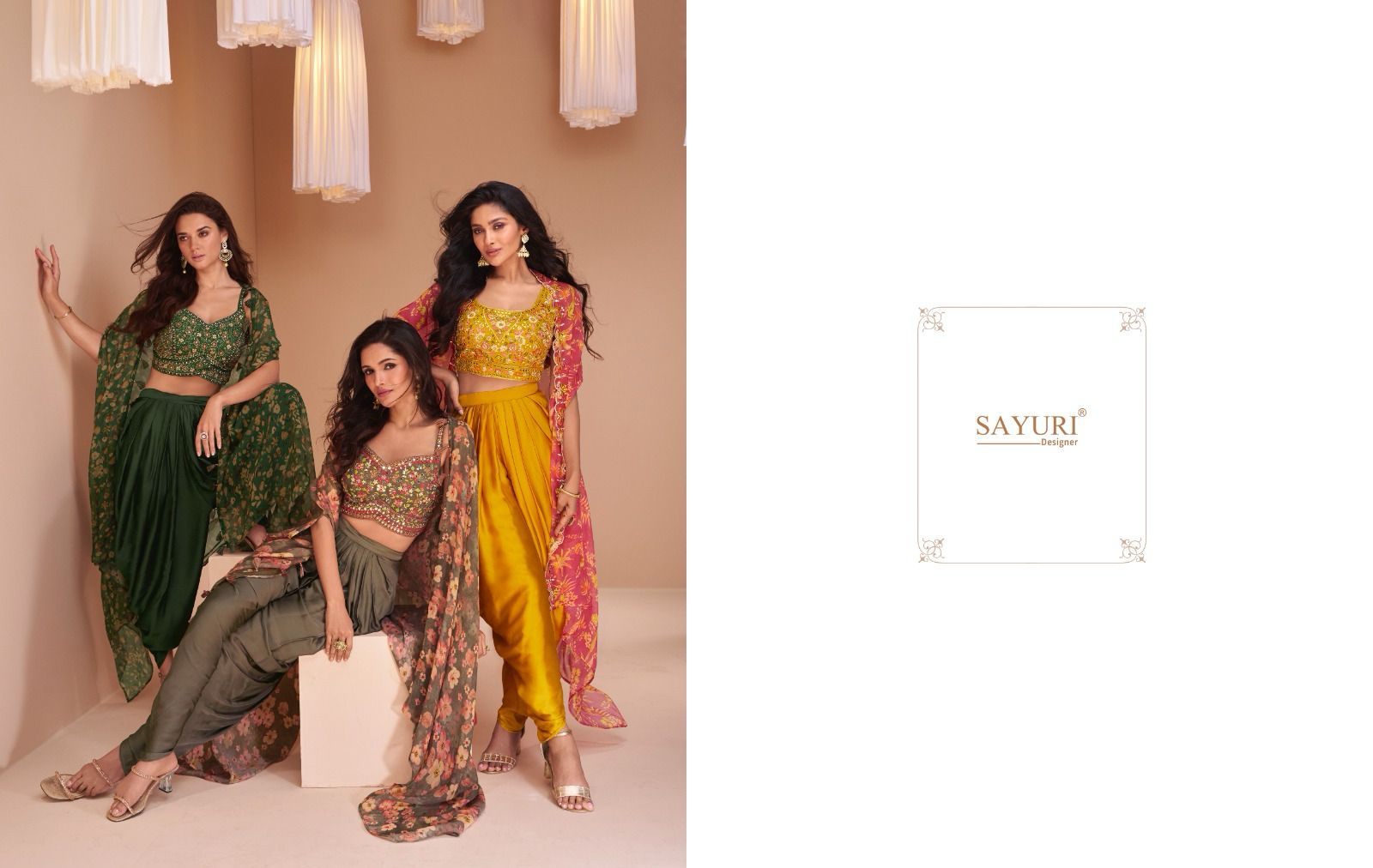 Sayuri Designer Palki Satin Silk Western Wear (1999x05)