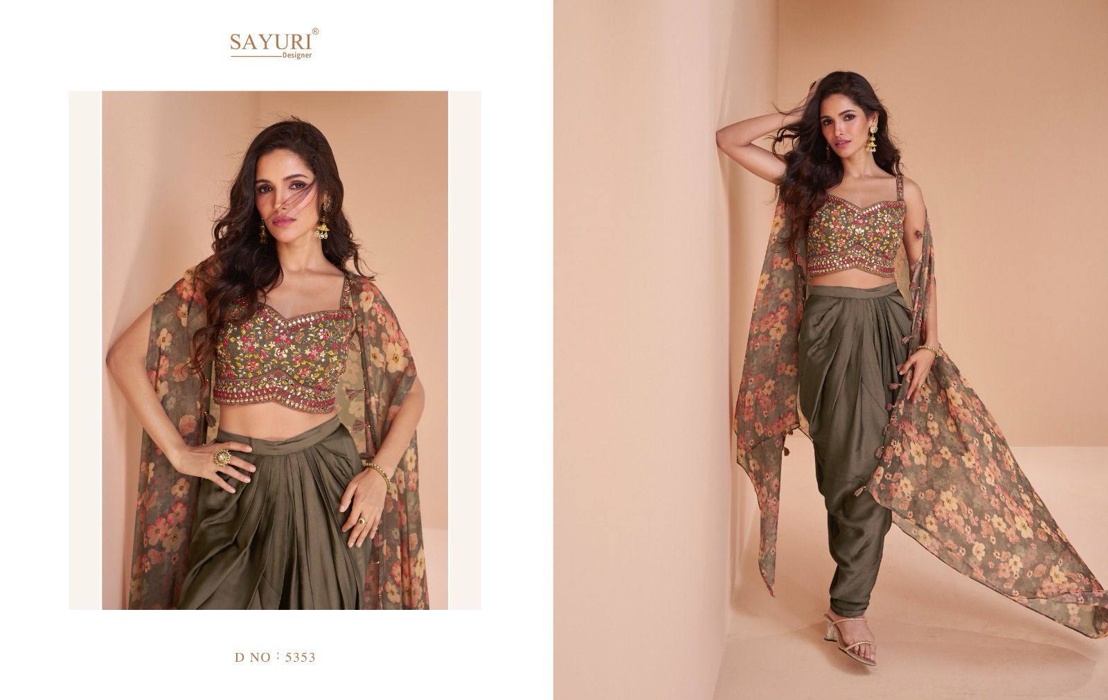 Sayuri Designer Palki Satin Silk Western Wear (1999x05)