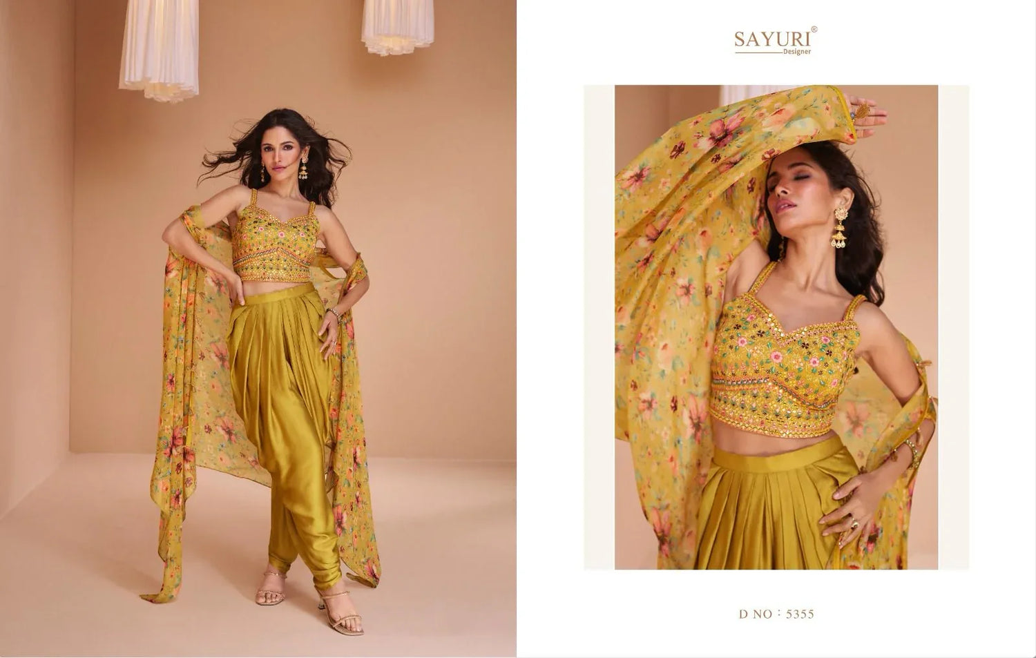 Sayuri Designer Palki Satin Silk Western Wear (1999x05)