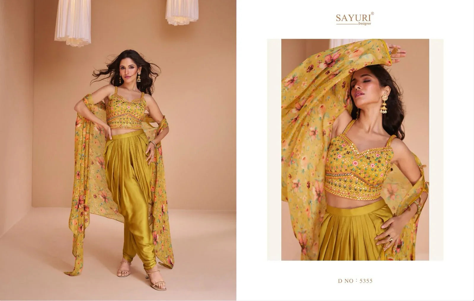 Sayuri Designer Palki Satin Silk Western Wear (1999x05)