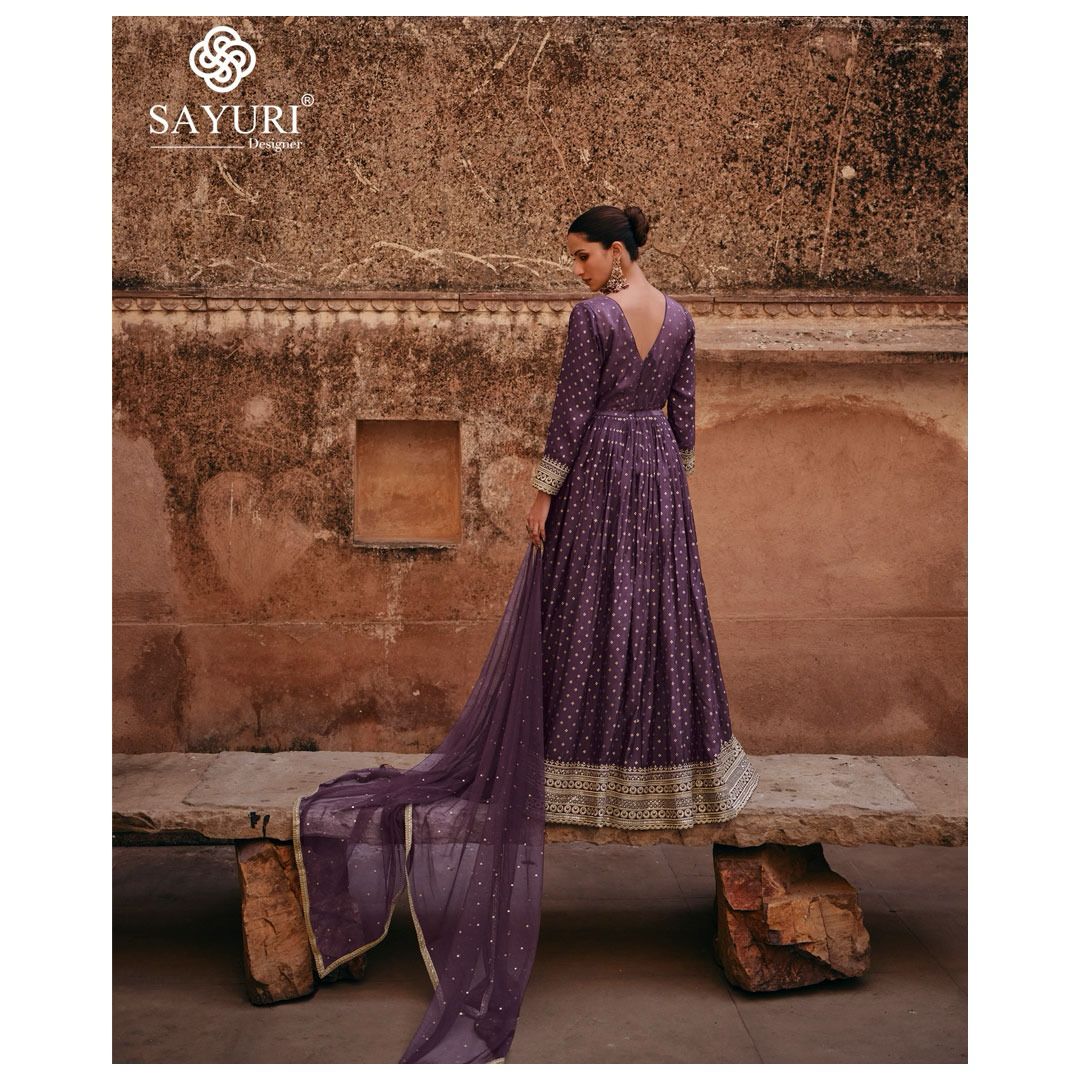 Sayuri Apsara Viscose Designer Gown With Dupatta Collection (2899x03)