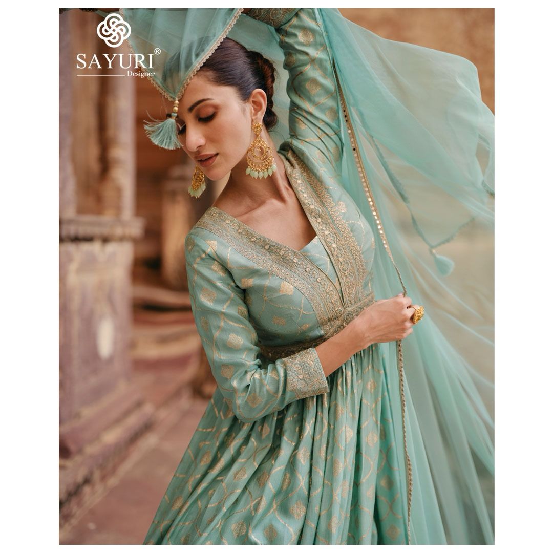 Sayuri Apsara Viscose Designer Gown With Dupatta Collection (2899x03)