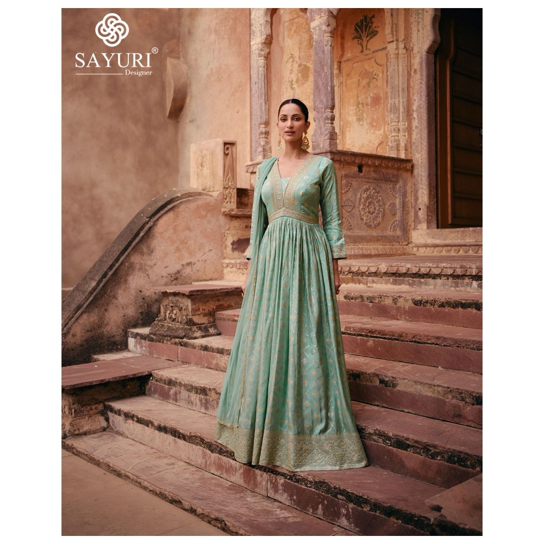 Sayuri Apsara Viscose Designer Gown With Dupatta Collection (2899x03)