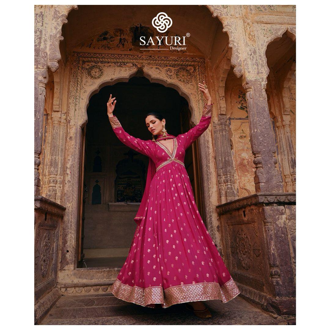 Sayuri Apsara Viscose Designer Gown With Dupatta Collection (2899x03)