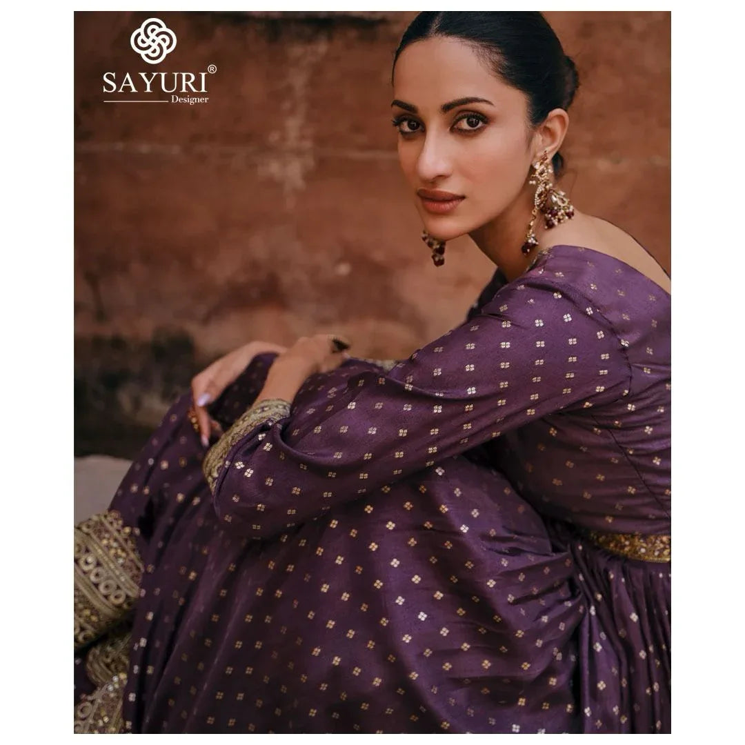 Sayuri Apsara Viscose Designer Gown With Dupatta Collection (2899x03)