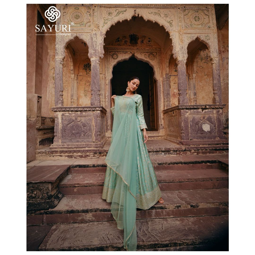 Sayuri Apsara Viscose Designer Gown With Dupatta Collection (2899x03)