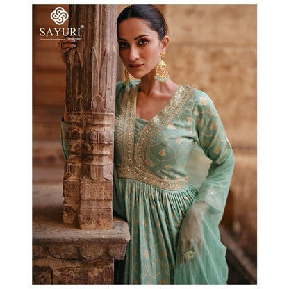Sayuri Apsara Viscose Designer Gown With Dupatta Collection (2899x03)