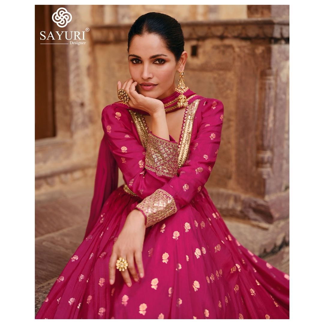 Sayuri Apsara Viscose Designer Gown With Dupatta Collection (2899x03)