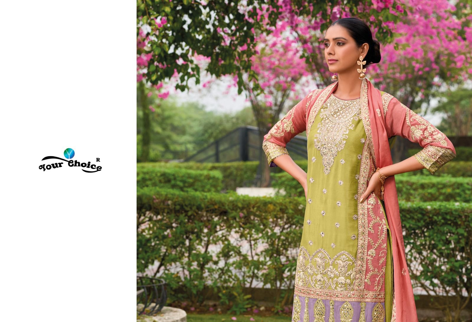 Your Choice Galaxy 2 Chinnon Designer Salwar Suits (2795x02)