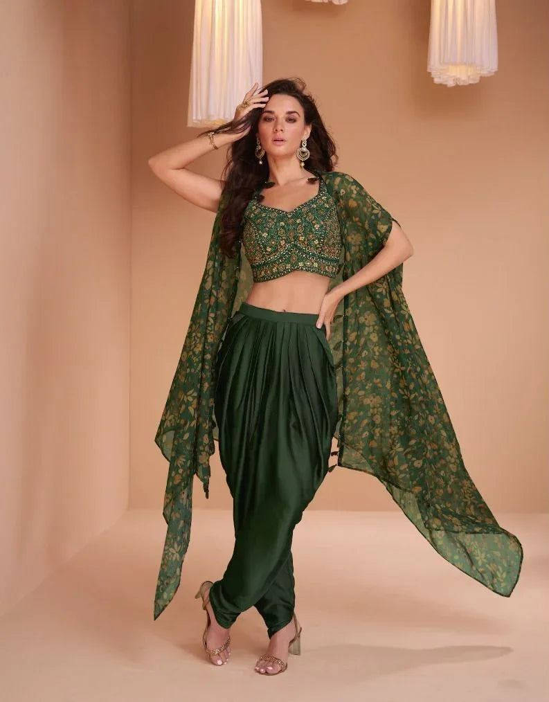 Sayuri Designer Palki Satin Silk Western Wear (1999x05)
