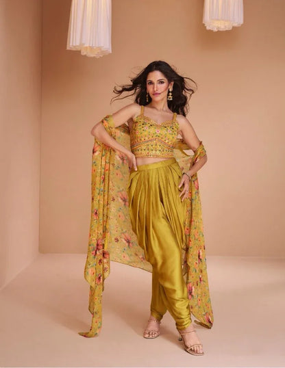 Sayuri Designer Palki Satin Silk Western Wear (1999x05)