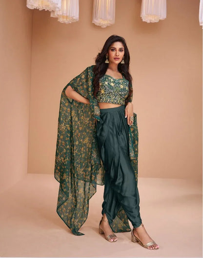 Sayuri Designer Palki Satin Silk Western Wear (1999x05)