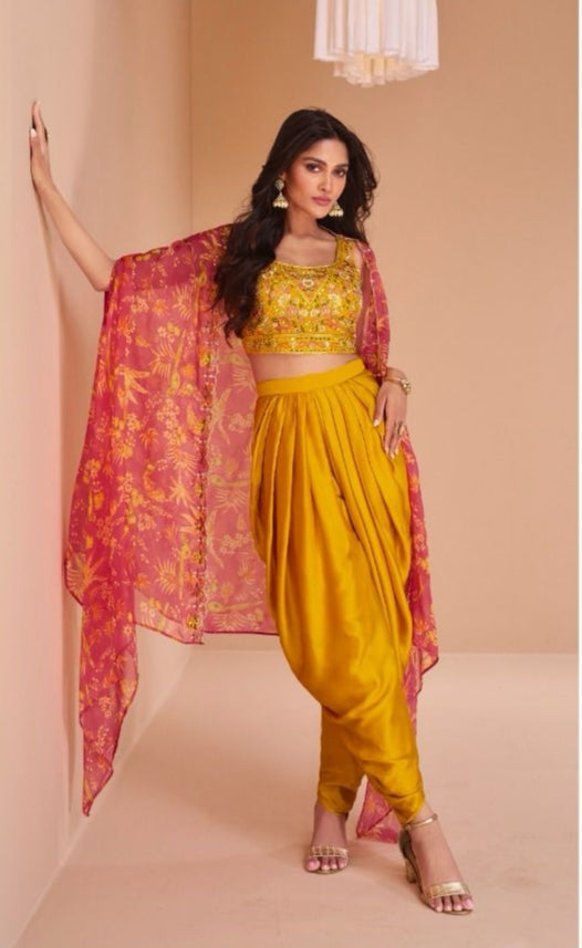 Sayuri Designer Palki Satin Silk Western Wear (1999x05)