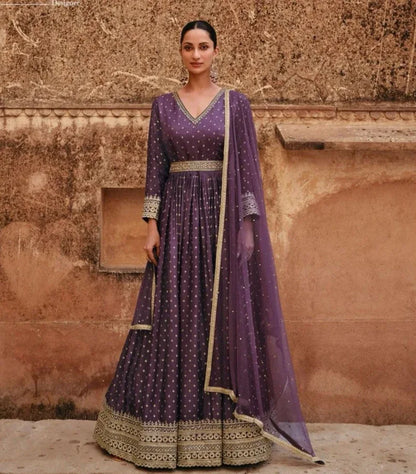 Sayuri Apsara Viscose Designer Gown With Dupatta Collection (2899x03)