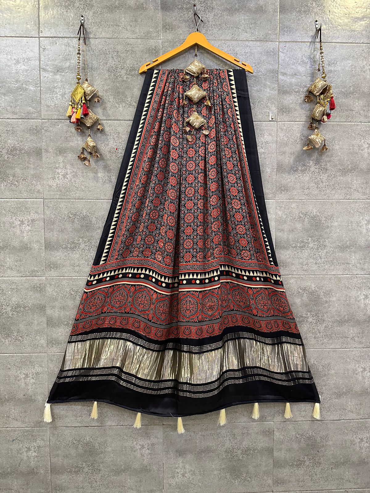 Pure Gajji Silk Digital Print Duppatta