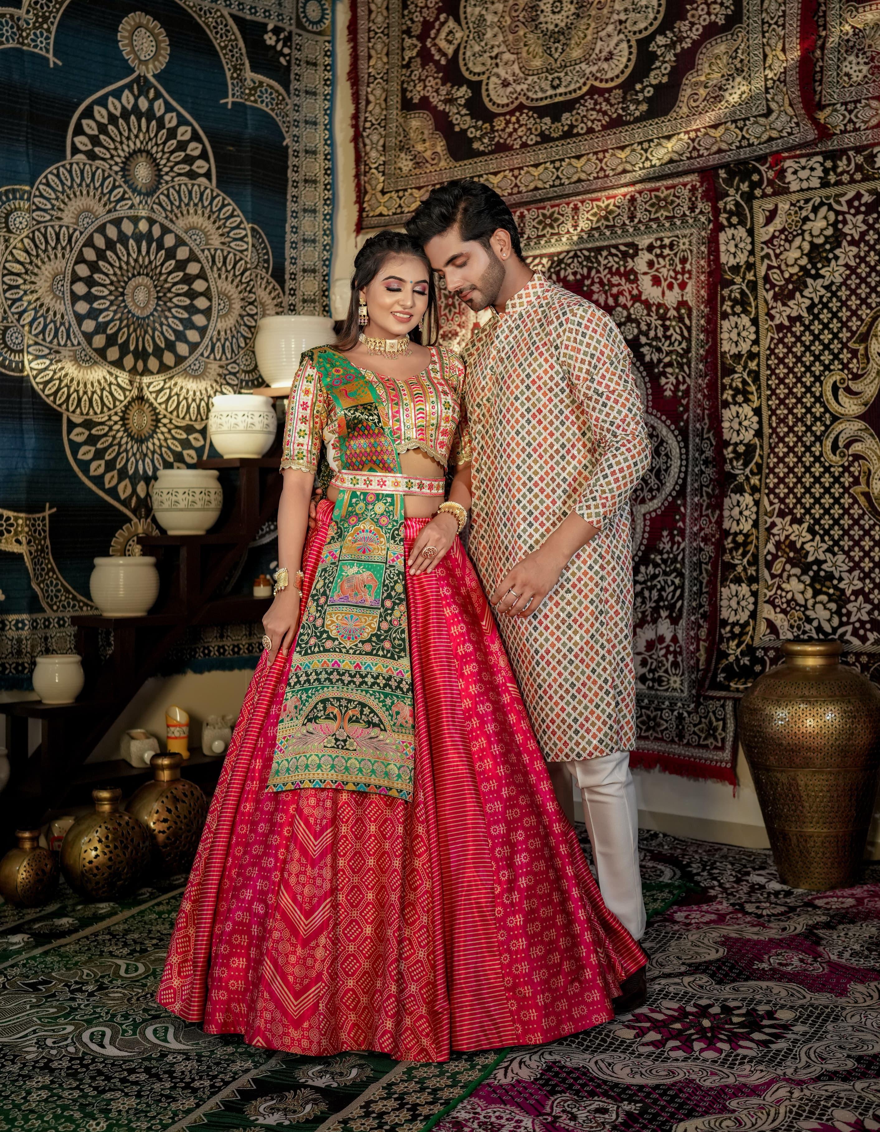 Beautiful Designer Couple Lehenga Choli