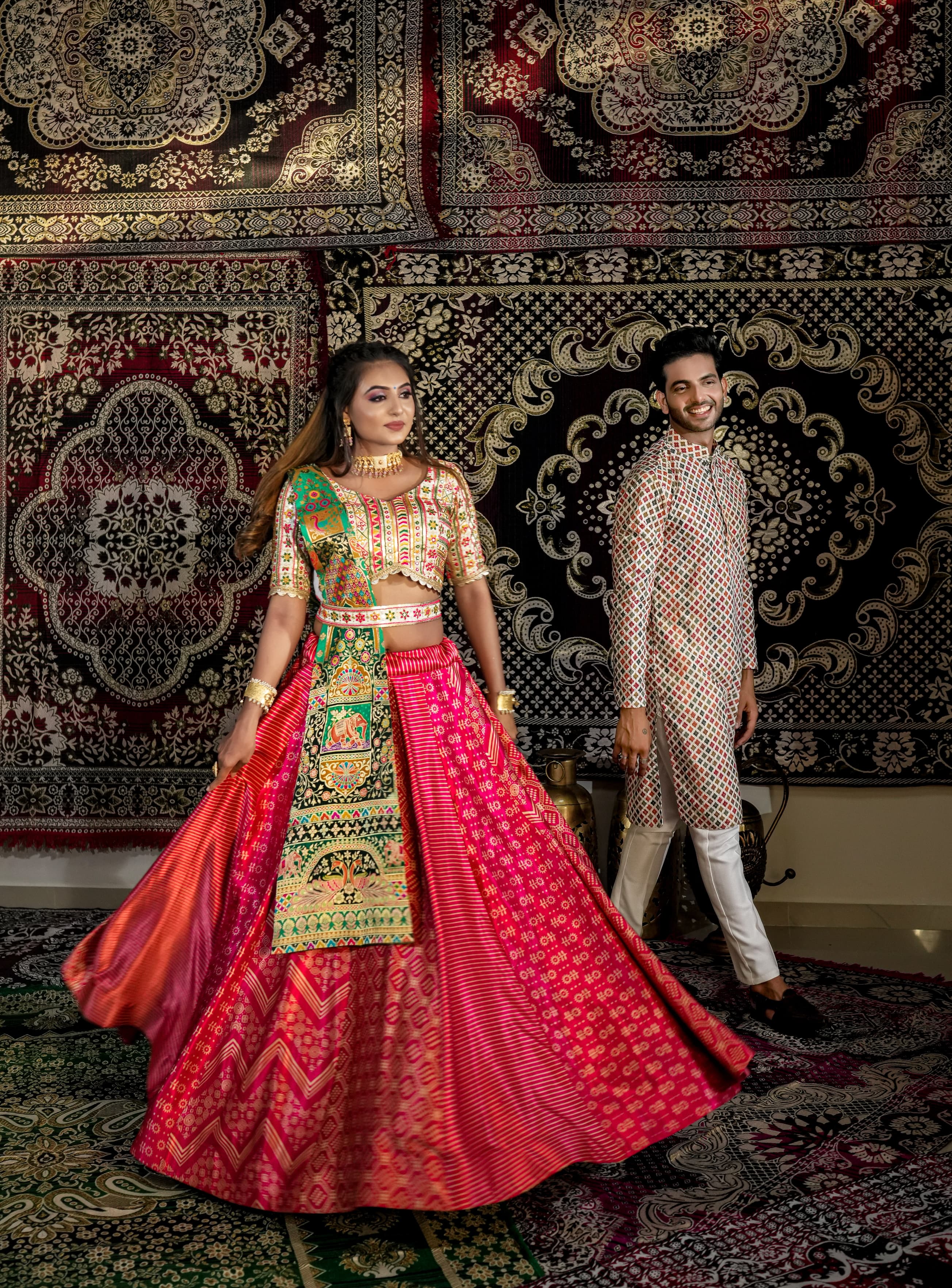 Beautiful Designer Couple Lehenga Choli
