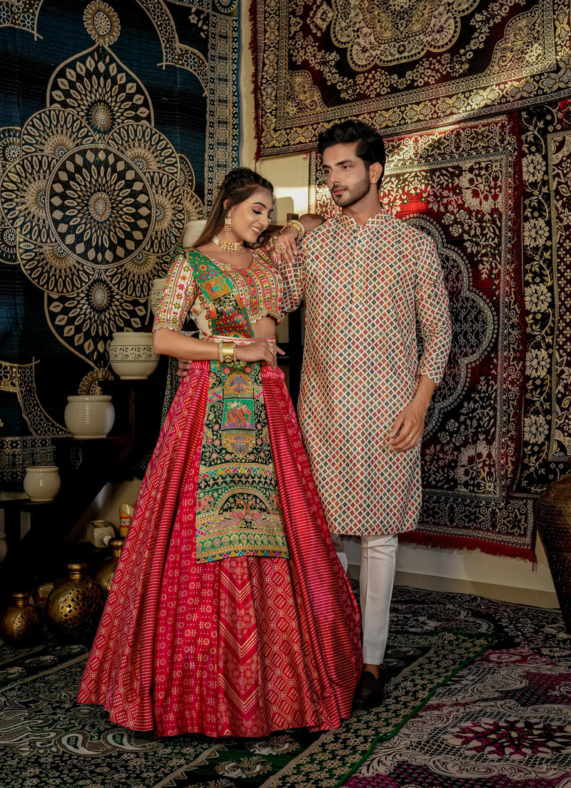 Beautiful Designer Couple Lehenga Choli
