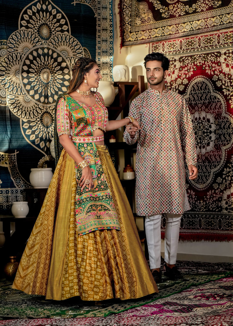 Beautiful Designer Couple Lehenga Choli