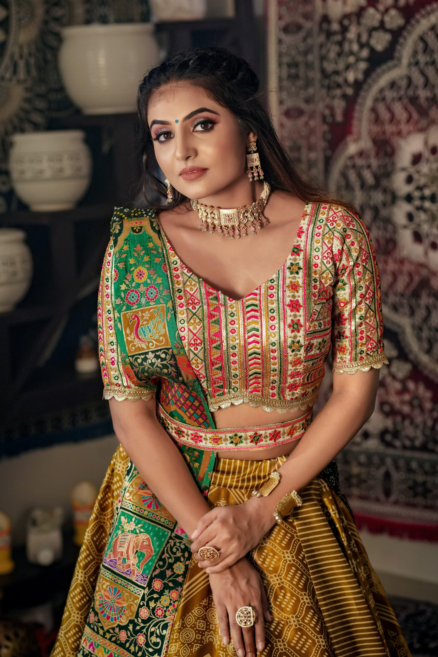 Beautiful Designer Couple Lehenga Choli