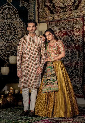 Beautiful Designer Couple Lehenga Choli