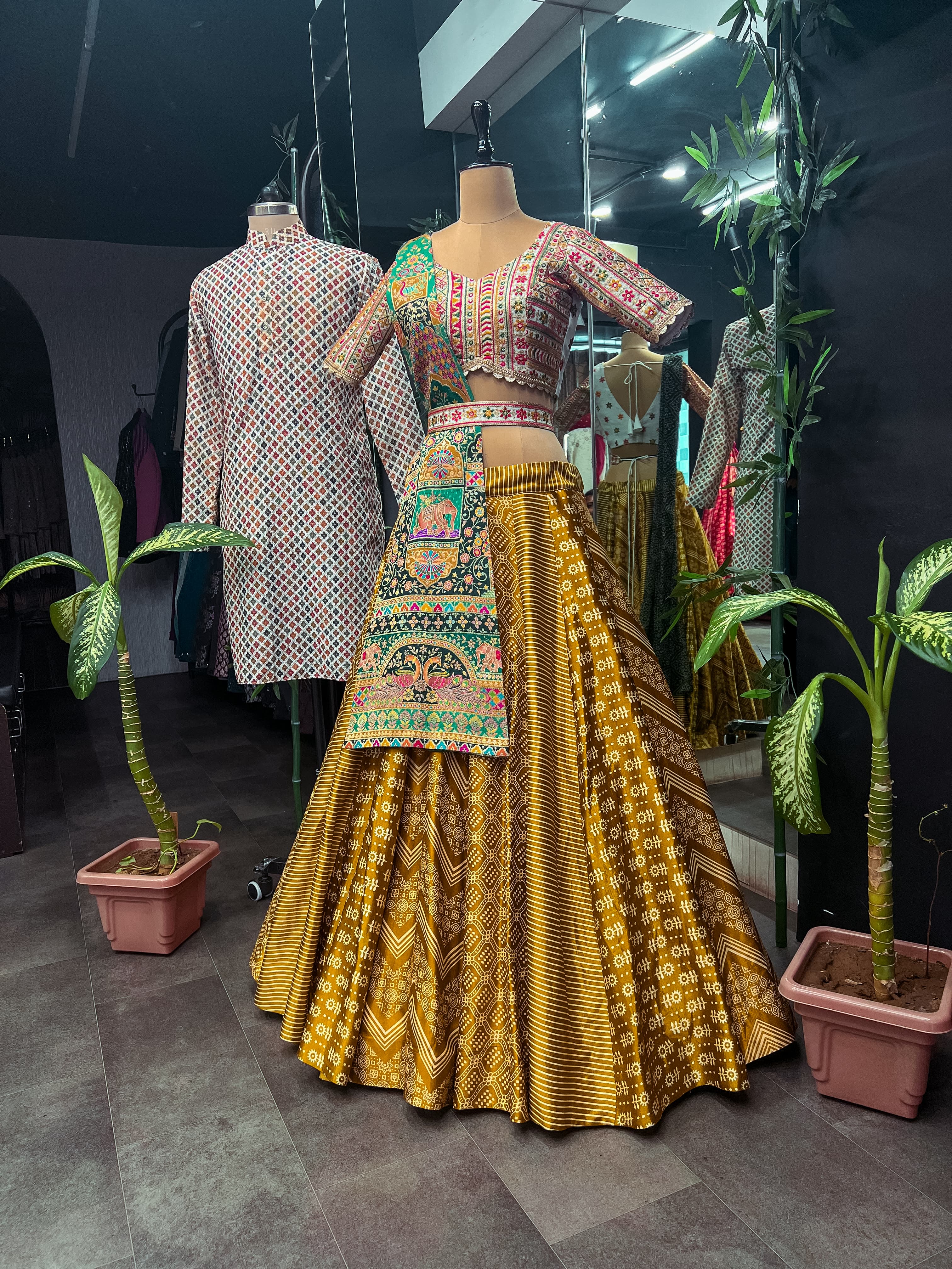 Beautiful Designer Couple Lehenga Choli