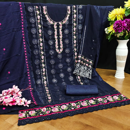 Kf 140 Embroiderd Designer Pakistani Suit (1099x05)