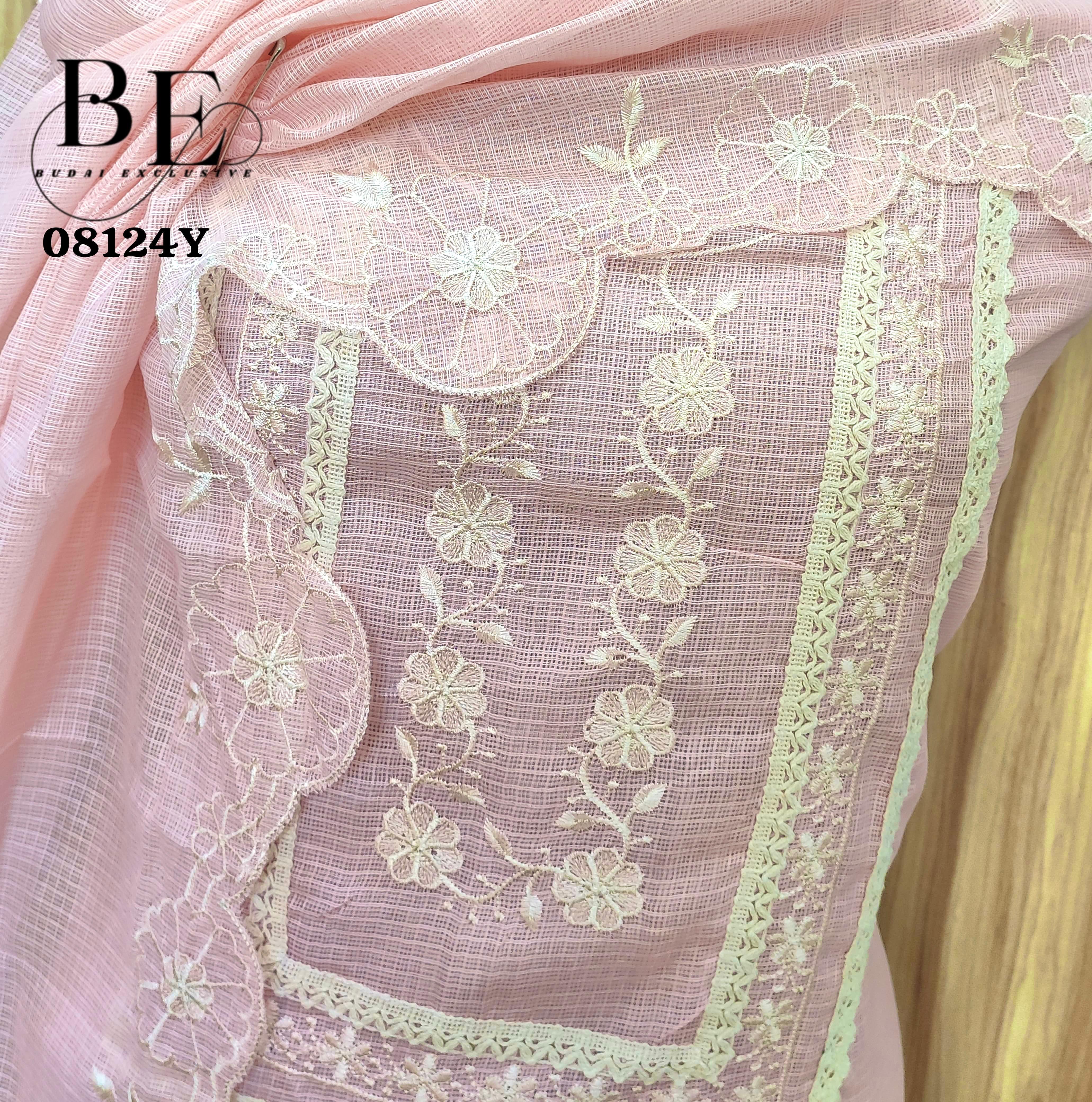 Party Wear Kota Check With Work Salwer Suit